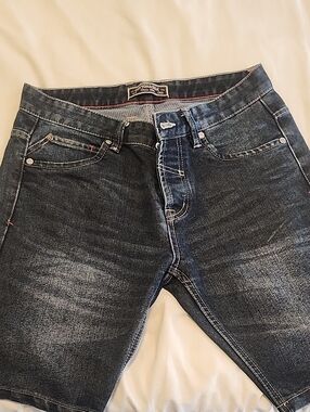 Cotton & Silk Brand Men's Dark Wash Denim Jeans - Classic Blue